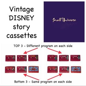 Vintage DISNEY cassettes